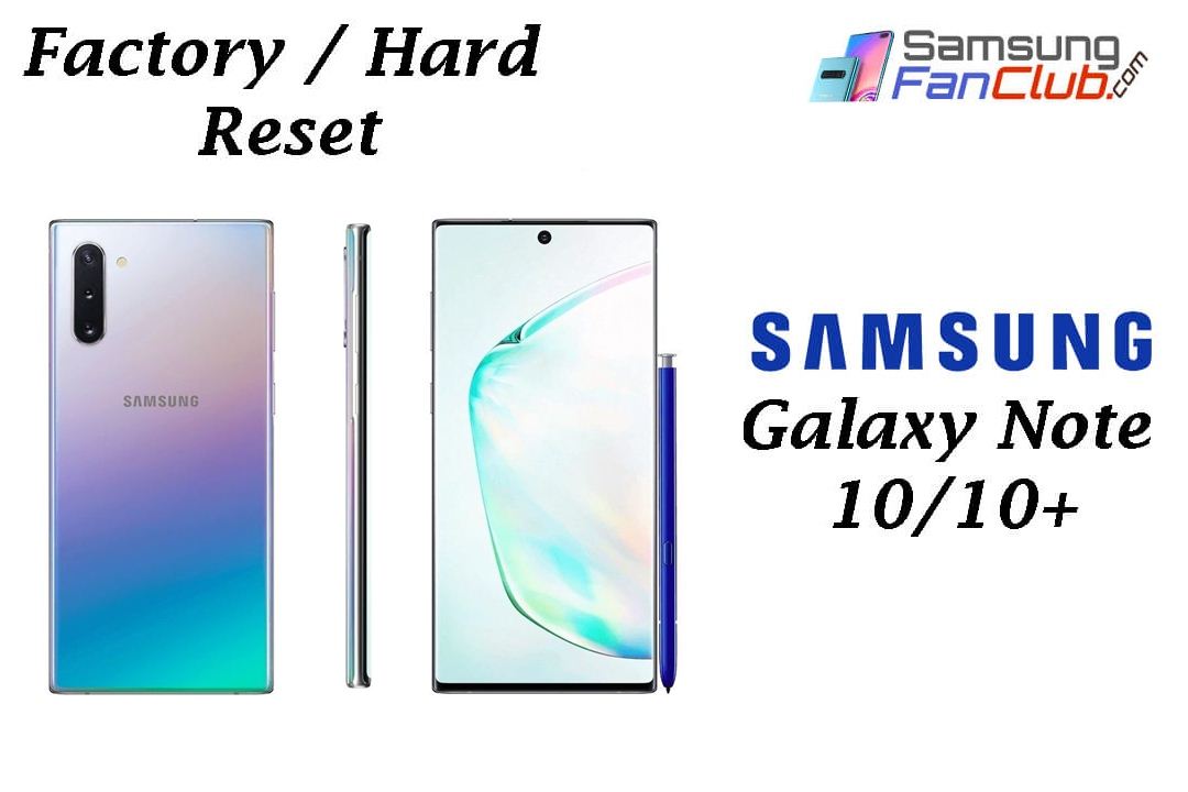 Samsung 10 Hard Reset