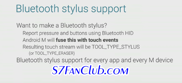 Bluetooth Stylus Support Comes With Android M 6.0 (Galaxy S7 or Galaxy S7 Edge) | bluetooth-stylus-support-android-m