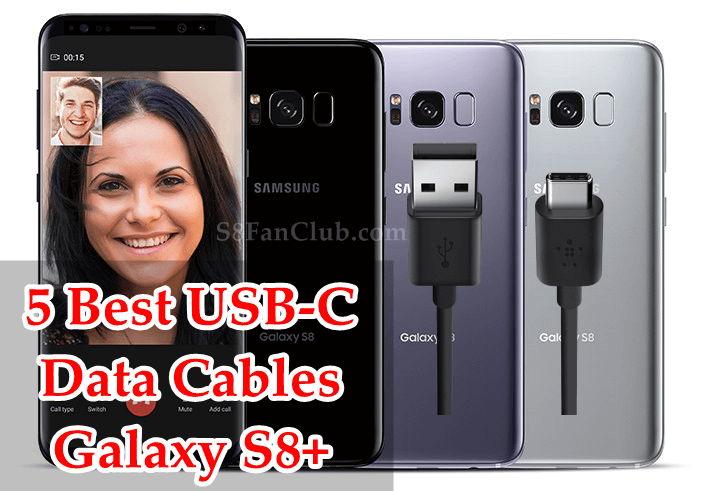 Top 5 Best Galaxy S10 USB-C Original Charging / Data Cables | samsung-galaxy-s8-plus-original-usb-c-data-cables