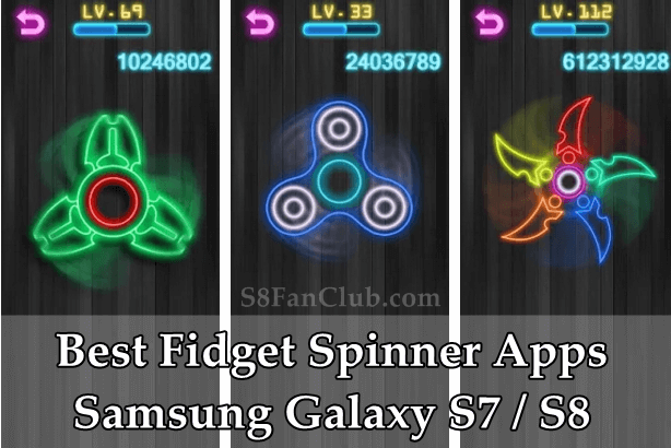 Top 5 Best Galaxy S7 / S8 Fidget Spinner Games Download | fidget-spinner-apps-samsung-galaxy-s7-s8