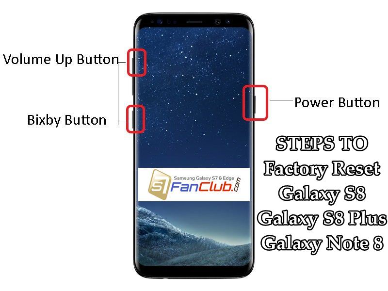 How to Factory Hard Reset Samsung Galaxy S8 and Galaxy S8 Plus? | factory-hard-reset-samsung-galaxy-s8-plus-note-8