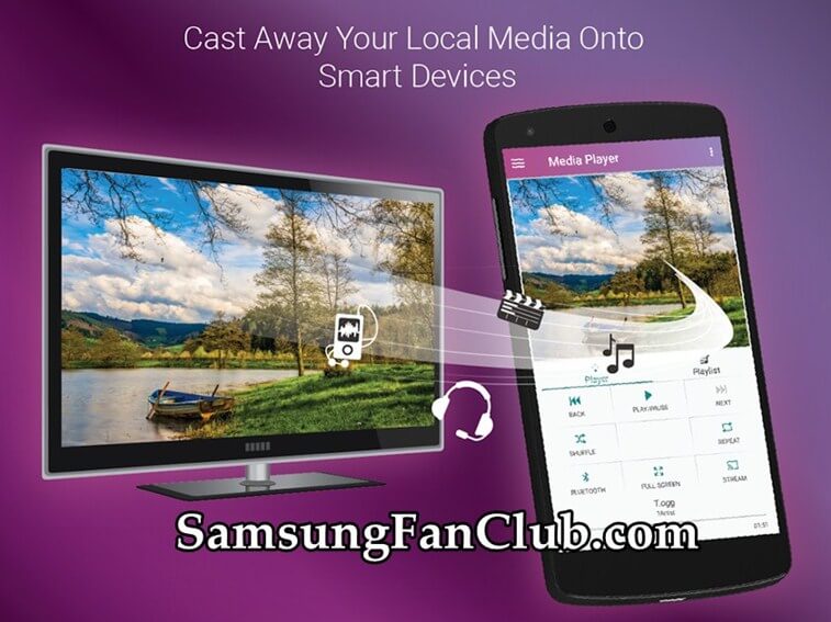 Universal Media Player TV Remote for Samsung Galaxy S7 Edge | S8 | S9 Plus | sure-universal-smart-media-tv-remote-samsung-galaxy-s7-s8-s9-note-8