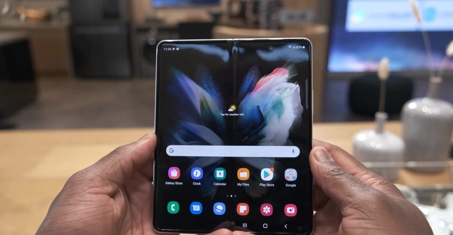 three samsung fold